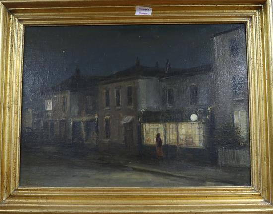 Edward Dawson, Village Street, 41 x 56 cms